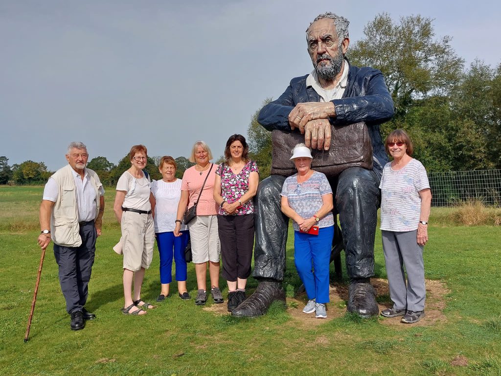 Short Distance Walking Group at Holt with a Friend