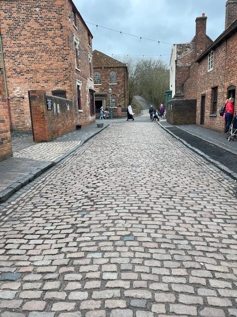 A street at the Black Country Living Museum