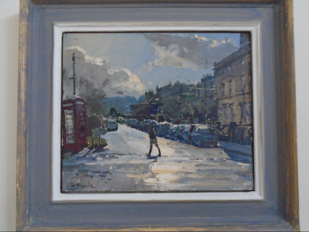 a photo of a Peter Brown painting by permission of the owner