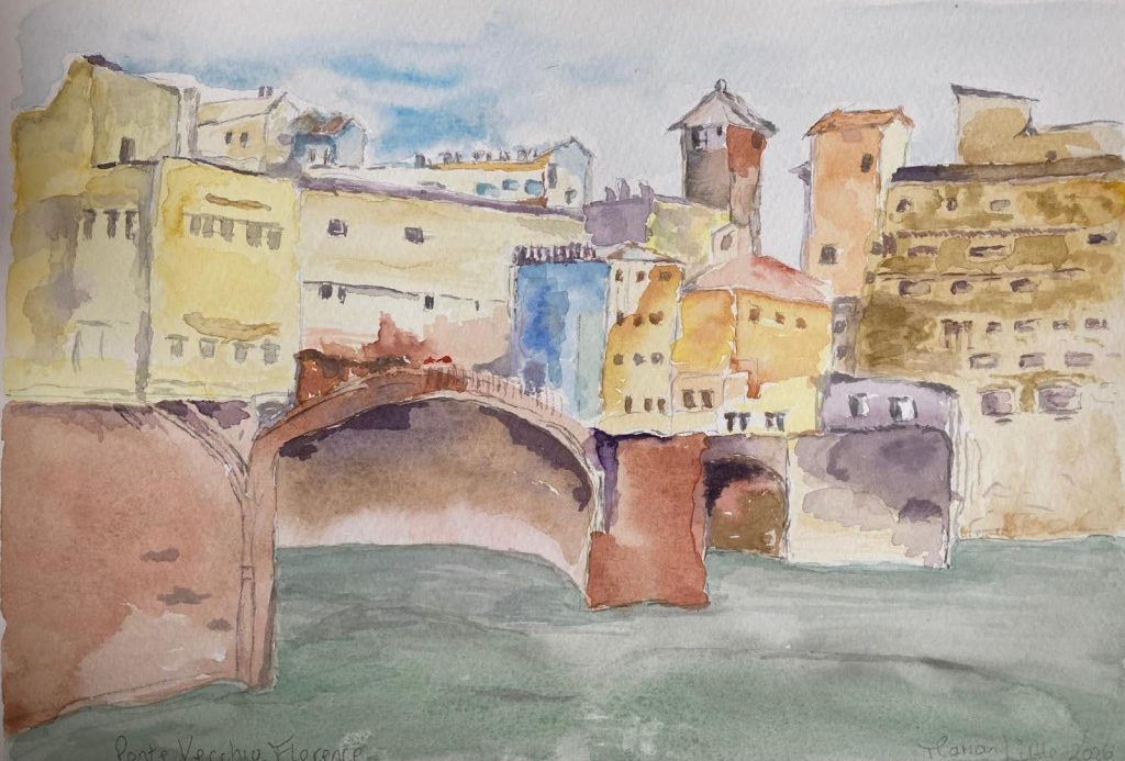 Ponte Vecchio, Florence by Marian Little