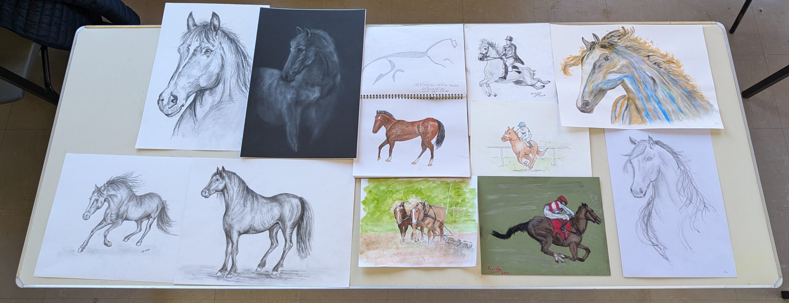 Horse paintings